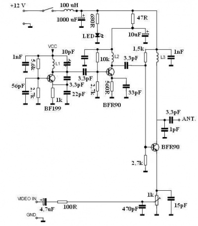Uhf-transmitter-skema